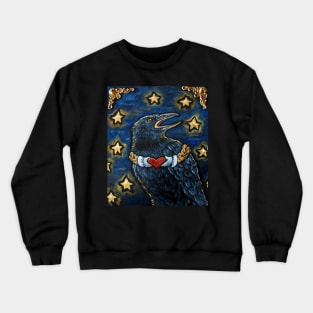 CLADDAGH RAVEN HEART CELTIC KNOTS Crewneck Sweatshirt